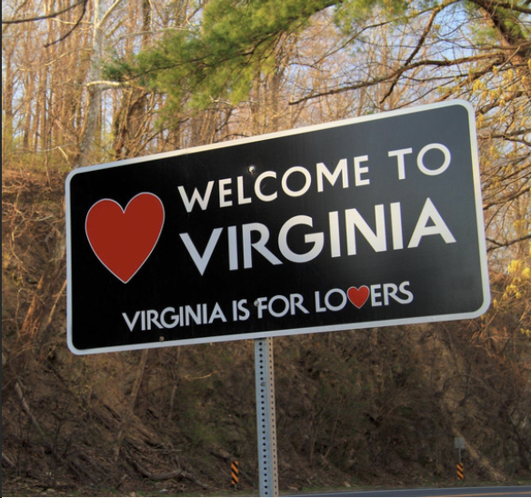 Virginia is for Lovers sign
